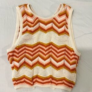 MOTHER Taylor Swift Midnight Cover Knit Crop Top